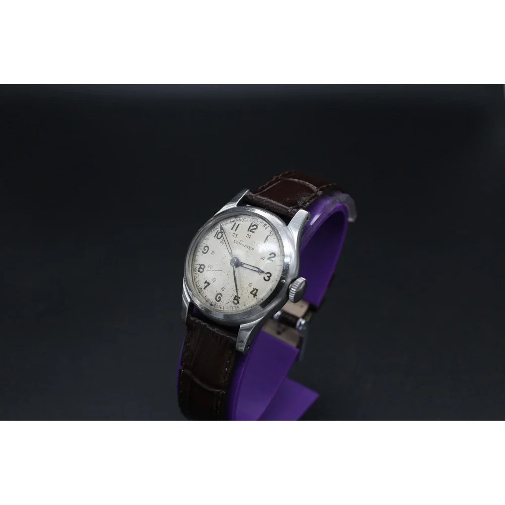 1940s Longines Cal. 10L Military Style Original Dial Runs Great 33mm